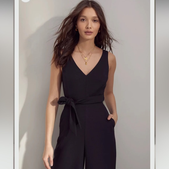 Écoulement V Jumpsuit - size 2 in a beautiful bluish grey colour - Picture 2 of 6